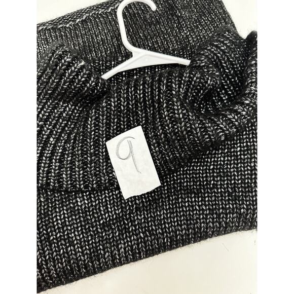 Bass Womens Sweater Size Medium Gray Shimmer Long Sleeve Crowl Neck - Picture 11 of 11